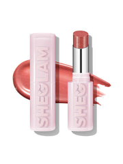 SHEGLAM front packaging showing slim balm and pinky-wink tint for quick product ID