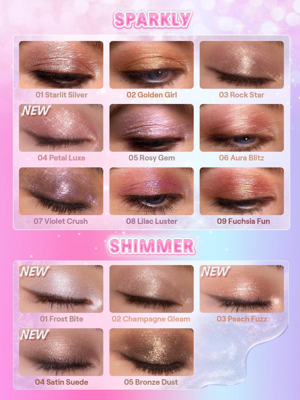 SHEGLAM Frost Bite inside a makeup bag showing portability and everyday convenience