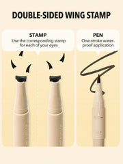 SHEGLAM detail of liquid liner tip demonstrating smooth, saturated glide