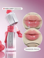 SHEGLAM gloss applicator closeup demonstrating precise wand and smooth glide