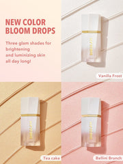 SHEGLAM before and after cheekbone comparison highlighting sculpting and luminous effect