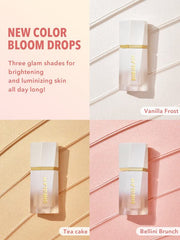 SHEGLAM mixed into foundation creating an all-over dewy finish for radiant skin