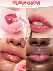 SHEGLAM Guava Glow swatch illustrating warm pink-peach tint