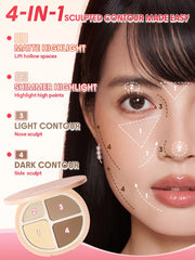 SHEGLAM contour powder texture close-up showing matte blendable formula