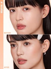 SHEGLAM highlighter texture close-up showing fine shimmer and smooth finish