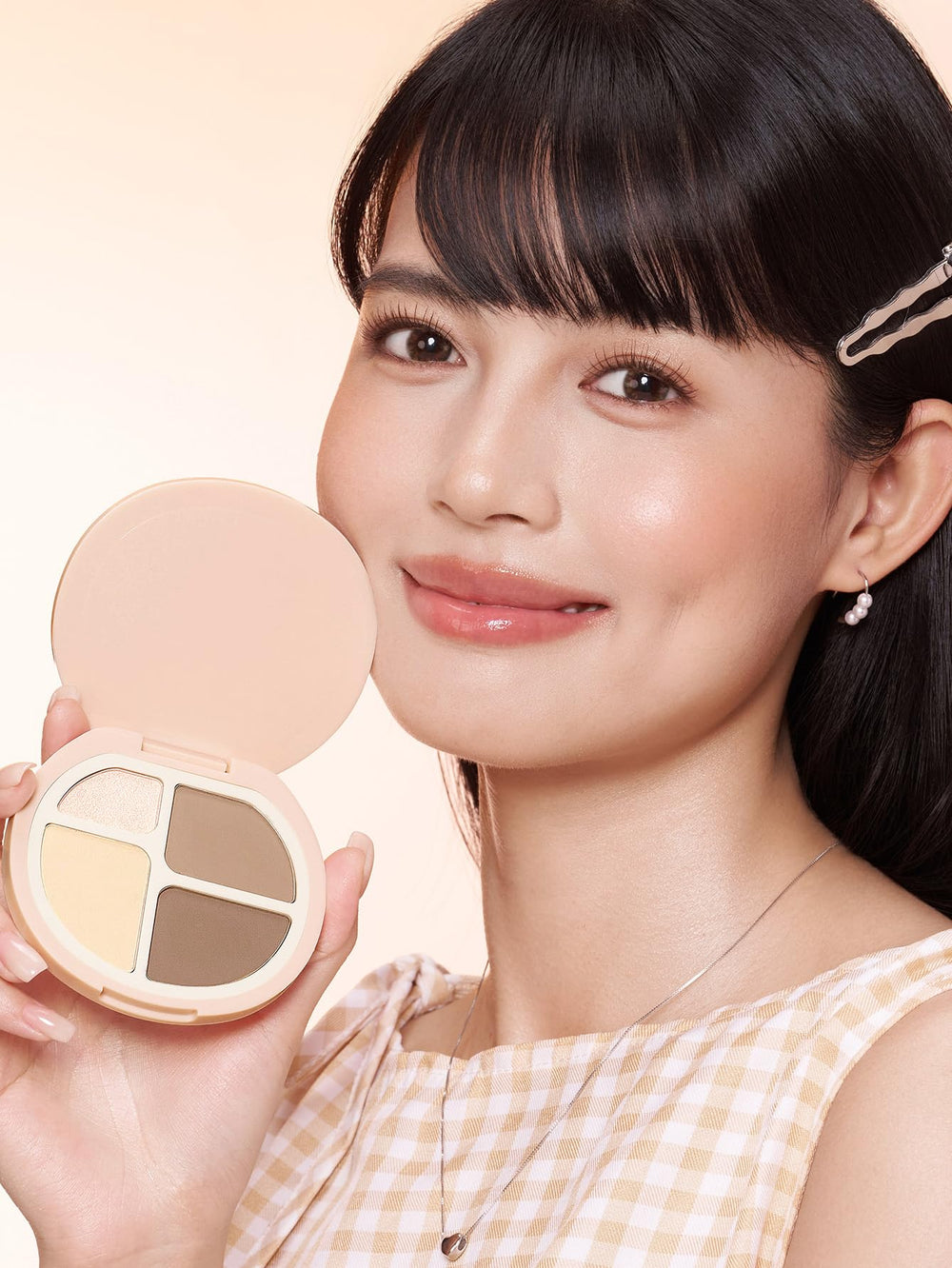 SHEGLAM palette styled with brushes to show easy everyday application