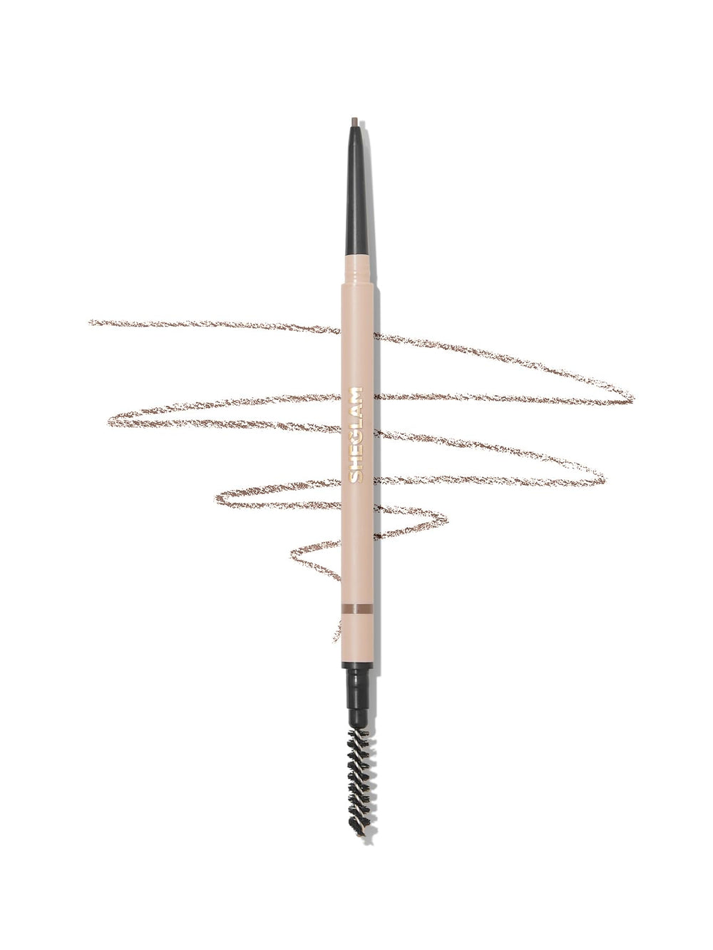 SHEGLAM front view of pencil showing sleek packaging and color benefit