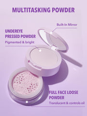 SHEGLAM close-up fine powder texture for smooth blur finish