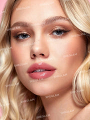 SHEGLAM lips close-up wearing Day Dreamer showing fuller-looking benefit