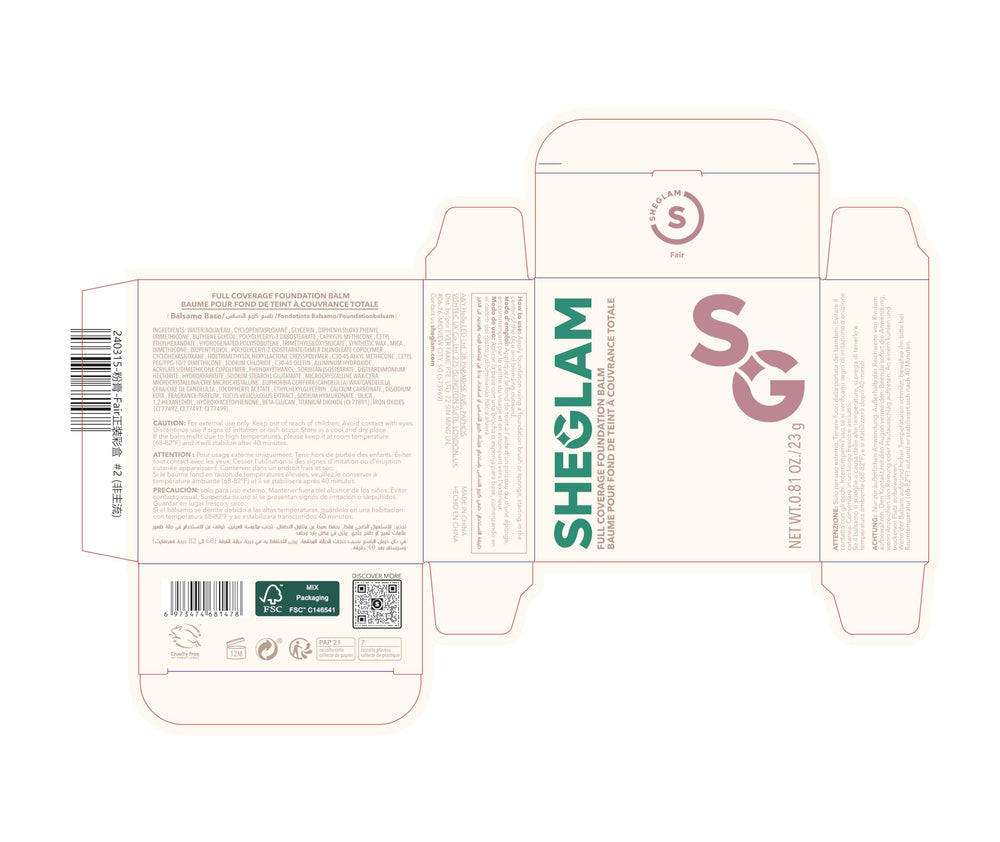 SHEGLAM lifestyle vanity setting illustrating everyday hydration and coverage