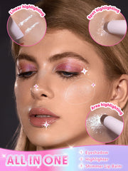 SHEGLAM Lilac Luster jelly texture close-up illustrating smooth glide
