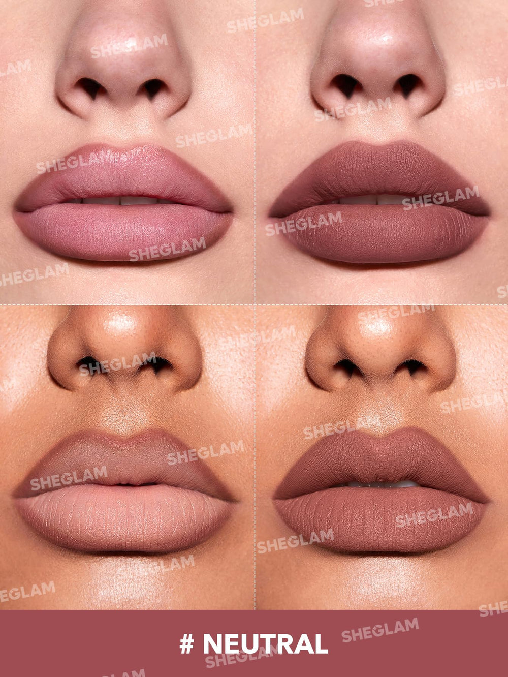 SHEGLAM lip liner with cap off revealing precise tip for easy application