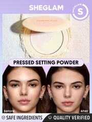 SHEGLAM open marble pan highlighting baked finish and even coverage benefit