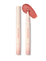 SHEGLAM lip pen front view showing shade and sleek design for easy use