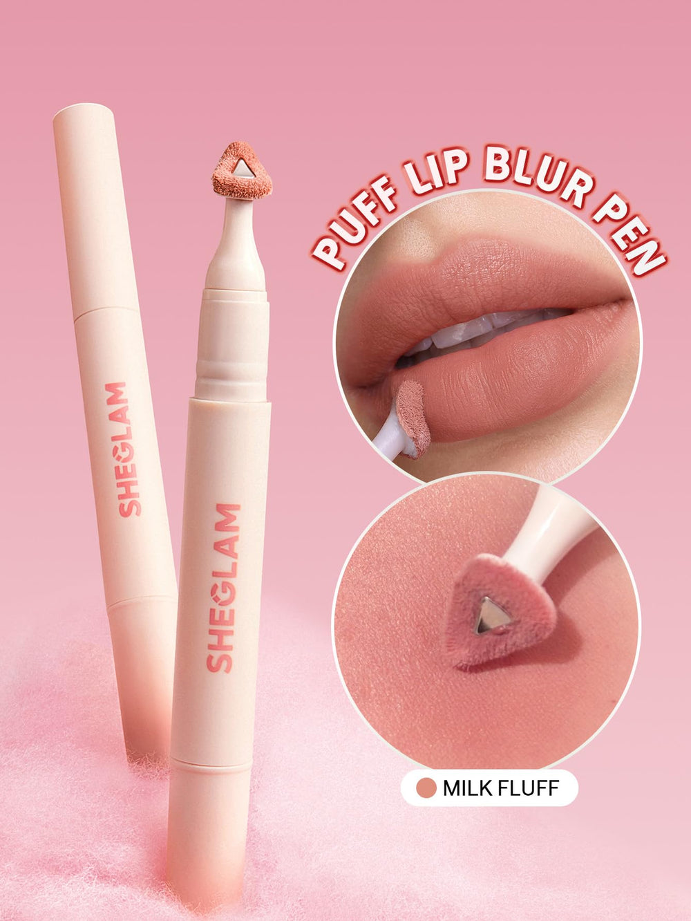SHEGLAM swatch of Milk Fluff on arm showing buildable color benefit