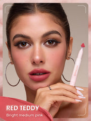 SHEGLAM creamy semi-liquid texture swirl highlighting melt-in hydration