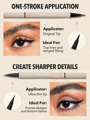 SHEGLAM pen size comparison showing compact travel-friendly design