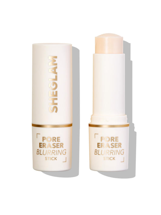 SHEGLAM pore eraser stick front view showing compact design and portability benefit