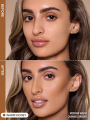 SHEGLAM dual-ended applicator closeup highlighting precise control benefit