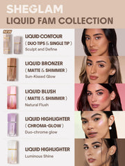 SHEGLAM model wearing Soft Tan contour demonstrating natural sculpted definition