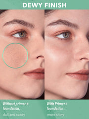 SHEGLAM primer gel texture close-up showing smooth, hydrating finish