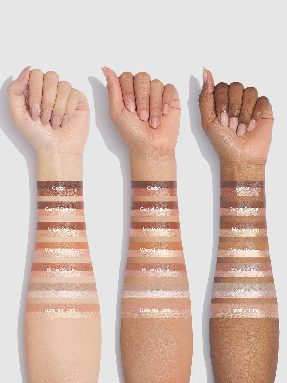 SHEGLAM stick in hand to show portable size for touch-ups on the go