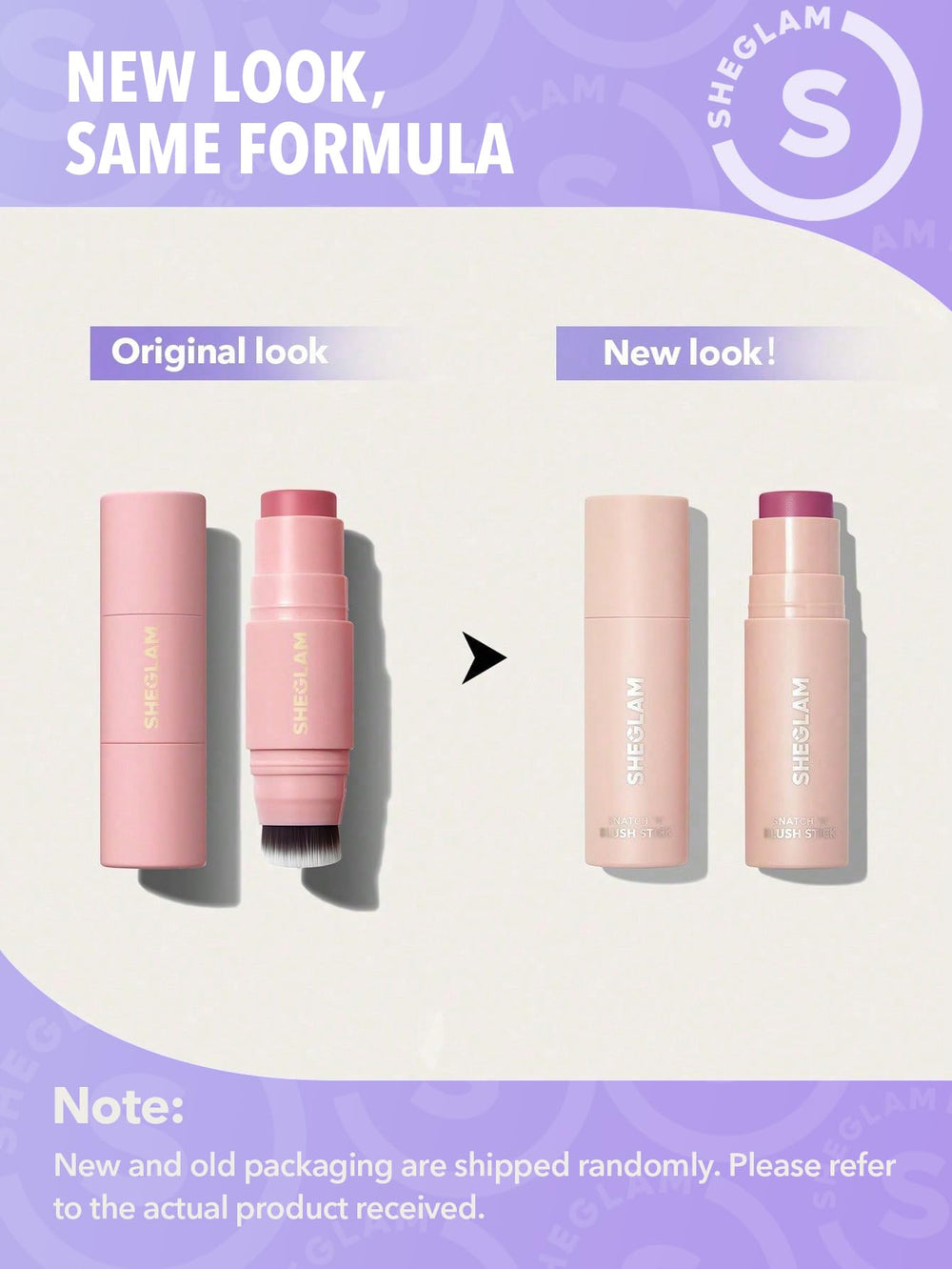 SHEGLAM packaging label closeup proving shade name and cruelty-free claim