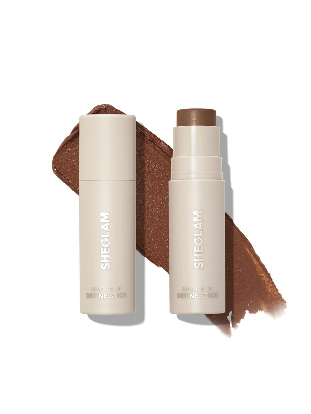 SHEGLAM front packaging of contour stick showing brand and shade for easy ID