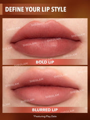 SHEGLAM label and open cap detail highlighting water-based, cruelty-free formula