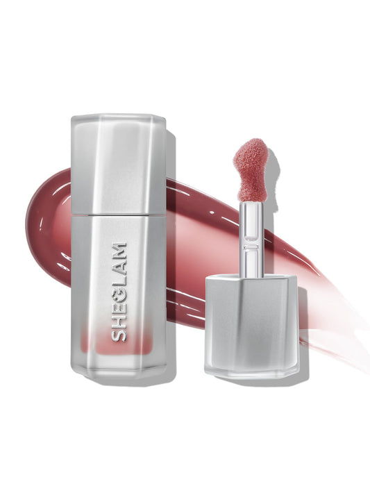 SHEGLAM Strawberry Milk front packaging showing glossy tube and color