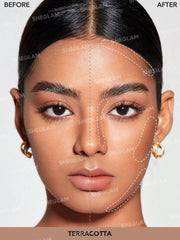 SHEGLAM Terracotta cream texture close-up for seamless blending