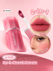 SHEGLAM mousse texture close-up showing airy feel and blendability