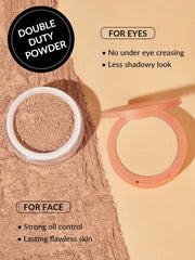 SHEGLAM open top compartment close-up with under-eye powder for gentle setting