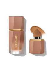 SHEGLAM tube front packaging showing shade Toffee and matte finish
