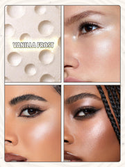 SHEGLAM highlighter placed in a travel makeup kit for quick touch-up convenience