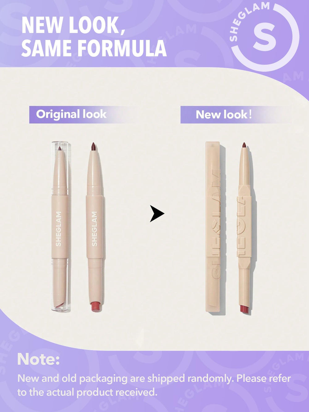 SHEGLAM size comparison in hand to show portable travel-ready form