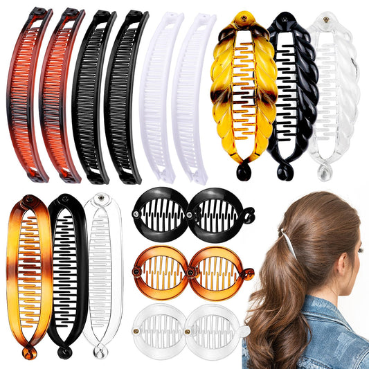 SHEHARUHI front packaging view showing full 18-piece classic clip set, easy selection
