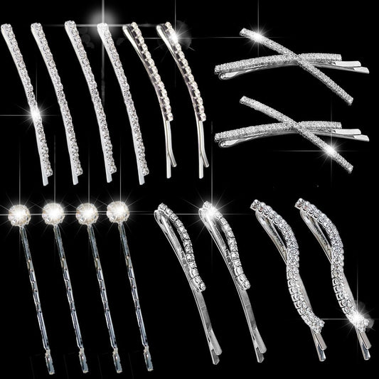 sheharuhi front view of silver clip set showing sleek design and secure hold