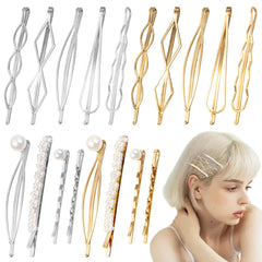 SHEHARUHI front set arrangement showing all 18 clips for versatile styling