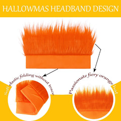 SHEHARUHI headband worn with Halloween costume adding festive flair