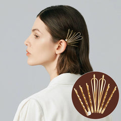 SHEHARUHI hair clips worn in a half-up style demonstrating secure hold