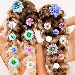 SHEHARUHI hair styling example worn at the side to show decorative effect