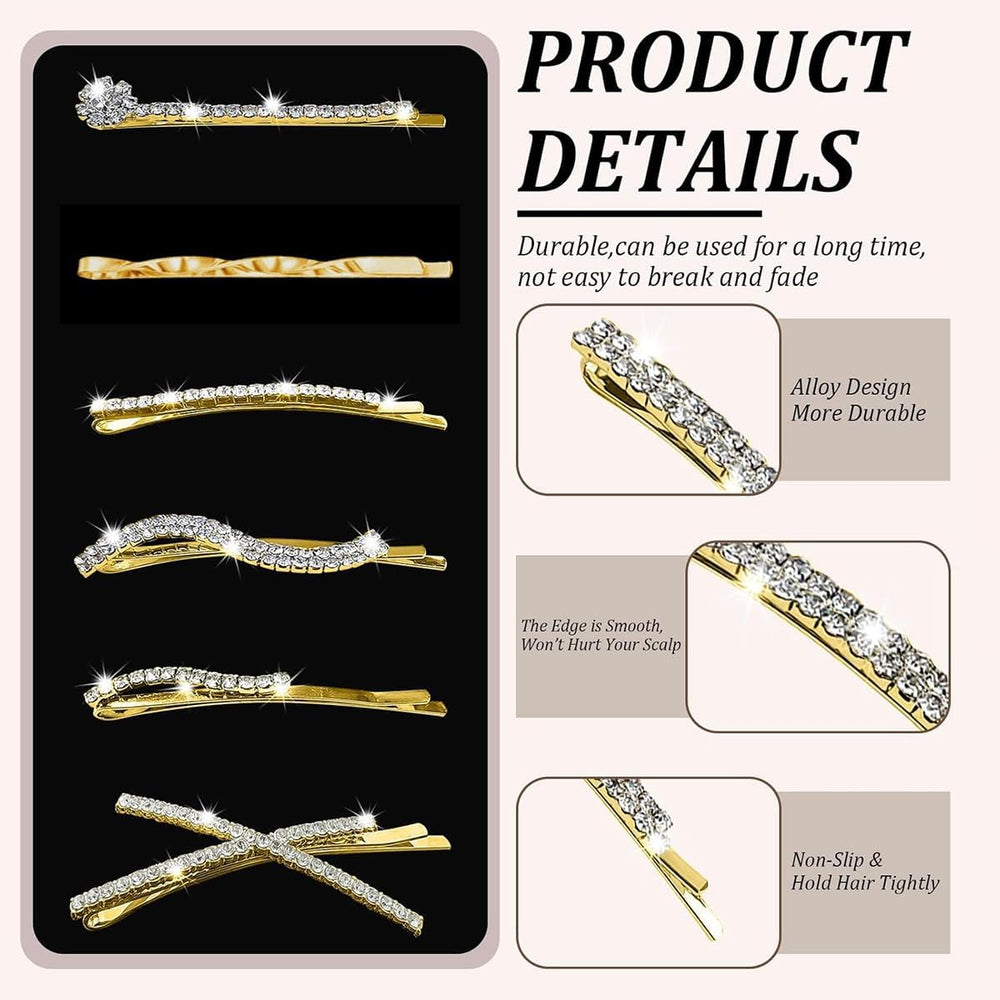 SHEHARUHI X and S shaped clips arranged to show design options and coordination