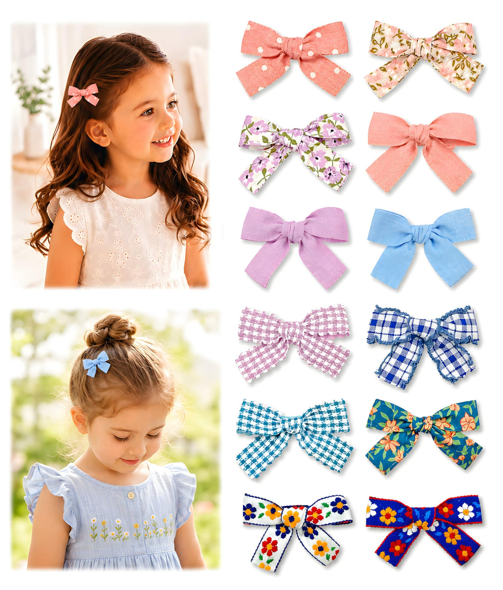 Shelbybox front packaging showing 12 colorful bows and tidy arrangement for easy selection