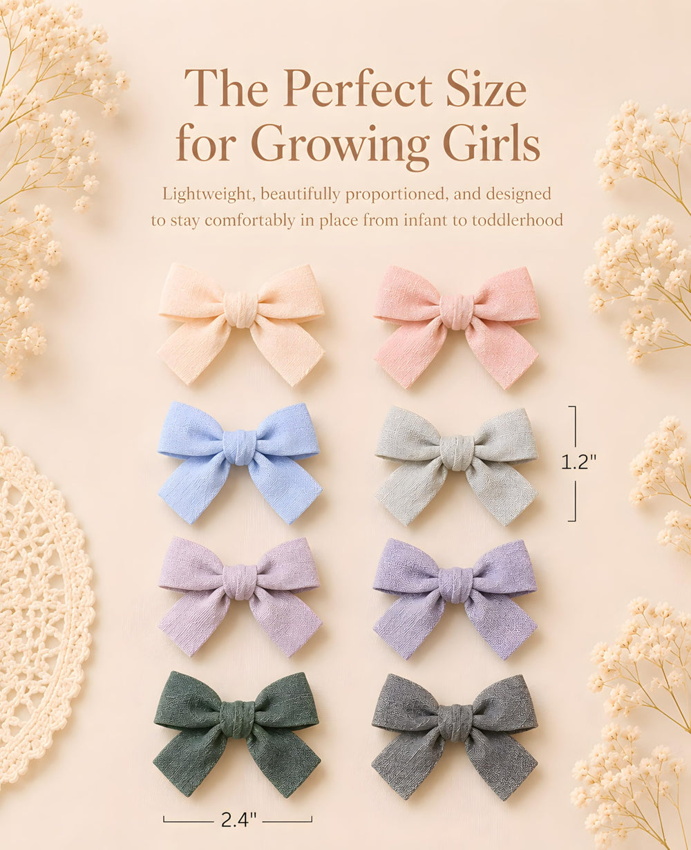 Shelbybox assorted pink and blue bows spread to show color variety