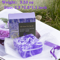 Hand lathering Shibarcle yoni soap showing gentle foam and quick cleansing