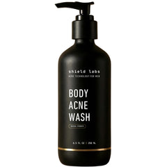 Shield front bottle showing label and unscented formula benefit