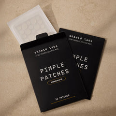 Shield close-up texture of hydrocolloid patch highlighting thin absorption