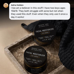 Shield meltdown spray being misted on hand, supports skin renewal benefit
