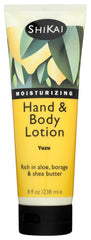 ShiKai yuzu front packaging showing 8oz bottle and citrus scent benefit